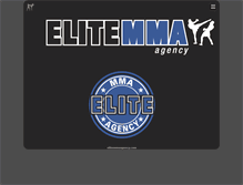 Tablet Screenshot of elitemmaagency.com